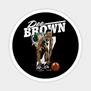 dee brown retro Magnet